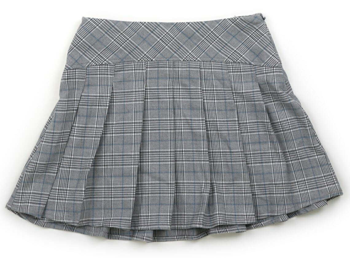 ザラ ZARA スカート 150 女の子 グレー系チェック 子供服 ベビー服 キッズ アウトレット ユーズド 【中古】キッズ・ベビー・マタニティ