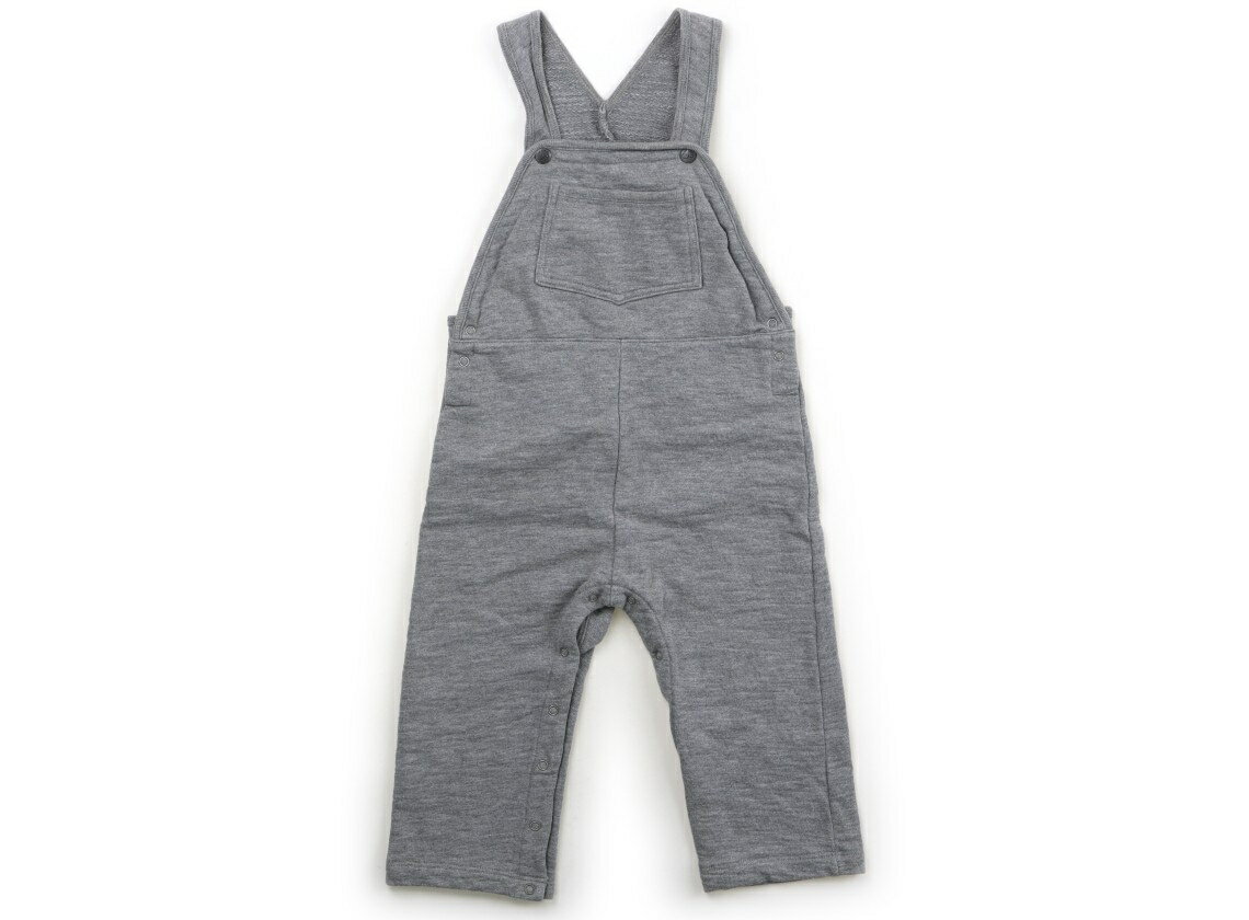 プチバトー PETIT BATEAU ベビーオーバーオール 80 男の子 グレー 子供服 ベビー服 キッズ アウトレット ユーズド 【中古】キッズ・ベビー・マタニティ