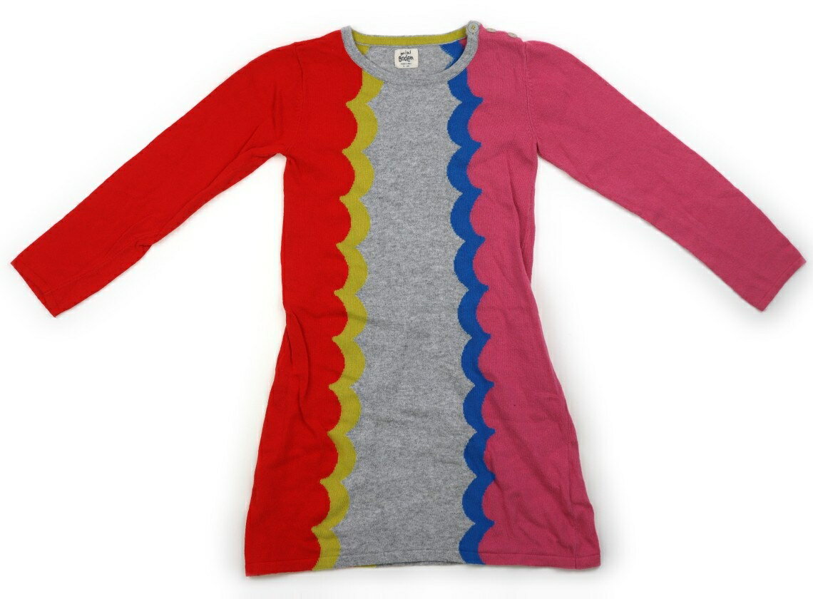 ボーデン Mini Boden ワンピース 140 女の子 グレー・赤・ピンク・青・黄色・総柄 子供服 ベビー服 キッズ アウトレット ユーズド 【中古】キッズ・ベビー・マタニティ