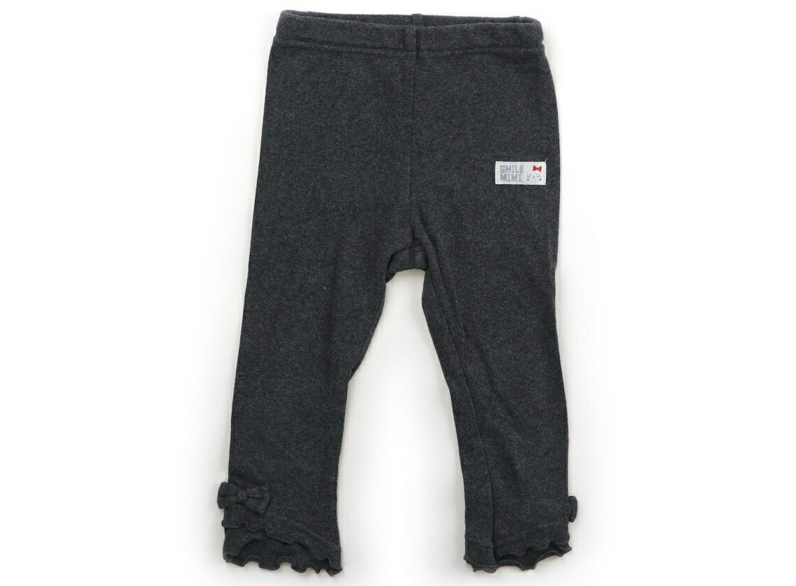 ニットプランナー（KP） Knit Planner(KP) レギンス 90 女の子 グレー、リボン 子供服 ベビー服 キッズ..