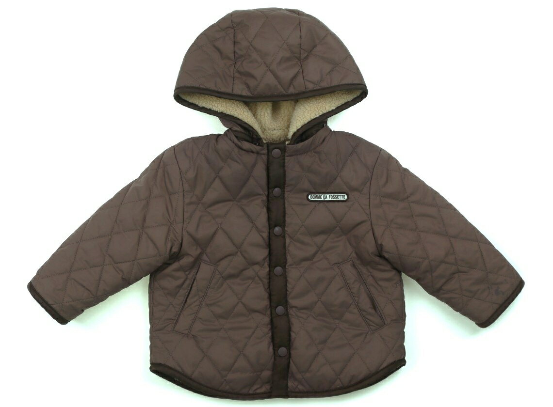 コムサフォセット COMME CA FOSSETTE コート・ジャンパー 80 男の子 オリーブグレー・アイボリー 子供服 ベビー服 キッズ アウトレット ユーズド 【中古】キッズ・ベビー・マタニティ