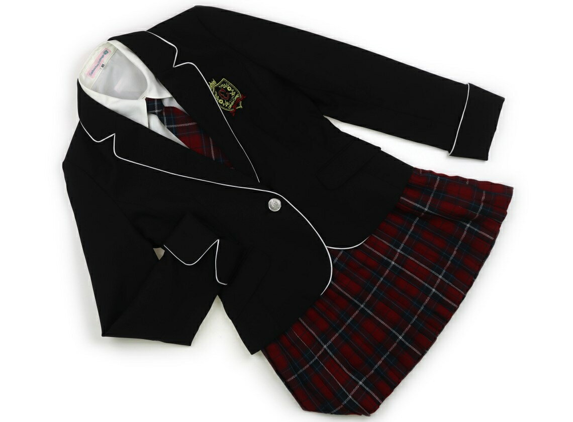 キャサリン・コテージ Catherine Cottage フォーマルウェア 160 女の子 黒、赤、銀、オフホワイト 子供..