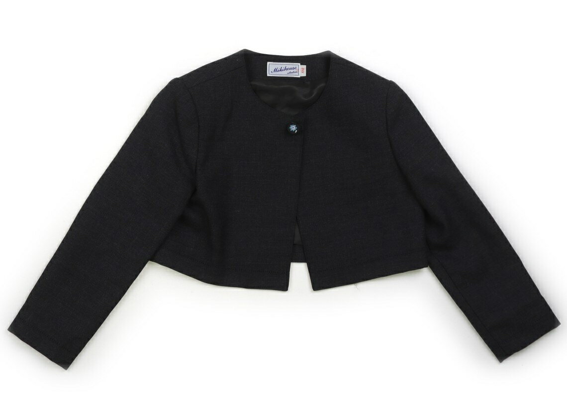 ミキハウス miki HOUSE フォーマルウェア 110 女の子 グレー、花柄 子供服 ベビー服 キッズ アウトレッ..