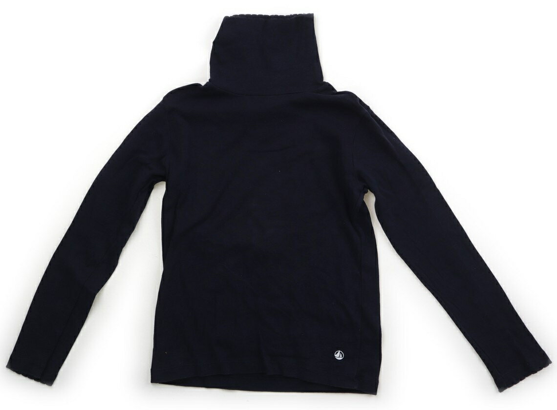 プチバトー PETIT BATEAU Tシャツ・カットソー 120 女の子 ネイビー 子供服 ベビー服 キッズ アウトレット ユーズド 【中古】キッズ・ベビー・マタニティ