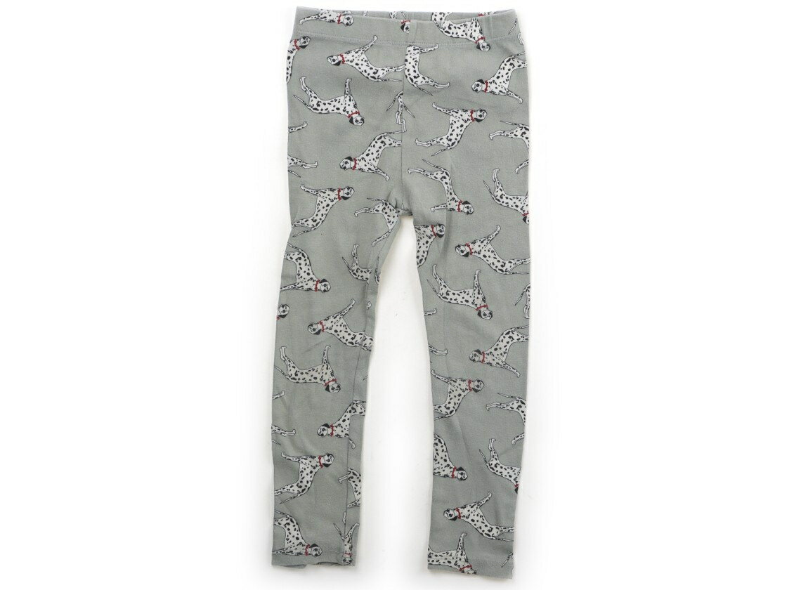 モンミミ monmimi レギンス 100 男の子 モスグレー、オフホワイト、黒、犬 子供服 ベビー服 キッズ アウトレット ユーズド 【中古】キッズ・ベビー・マタニティ
