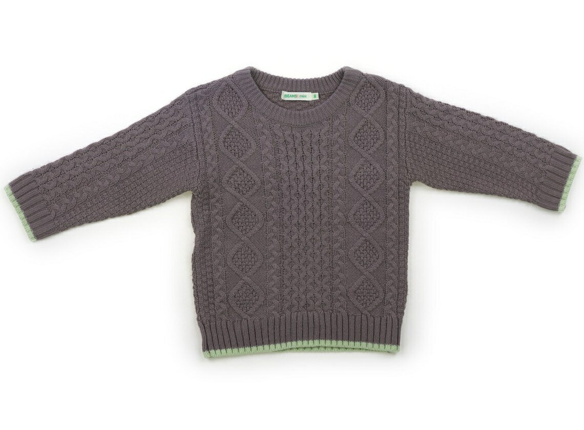 ビームス BEAMS ニット・セーター 90 男の子 アッシュグレー 子供服 ベビー服 キッズ アウトレット ユーズド 【中古】キッズ・ベビー・マタニティ
