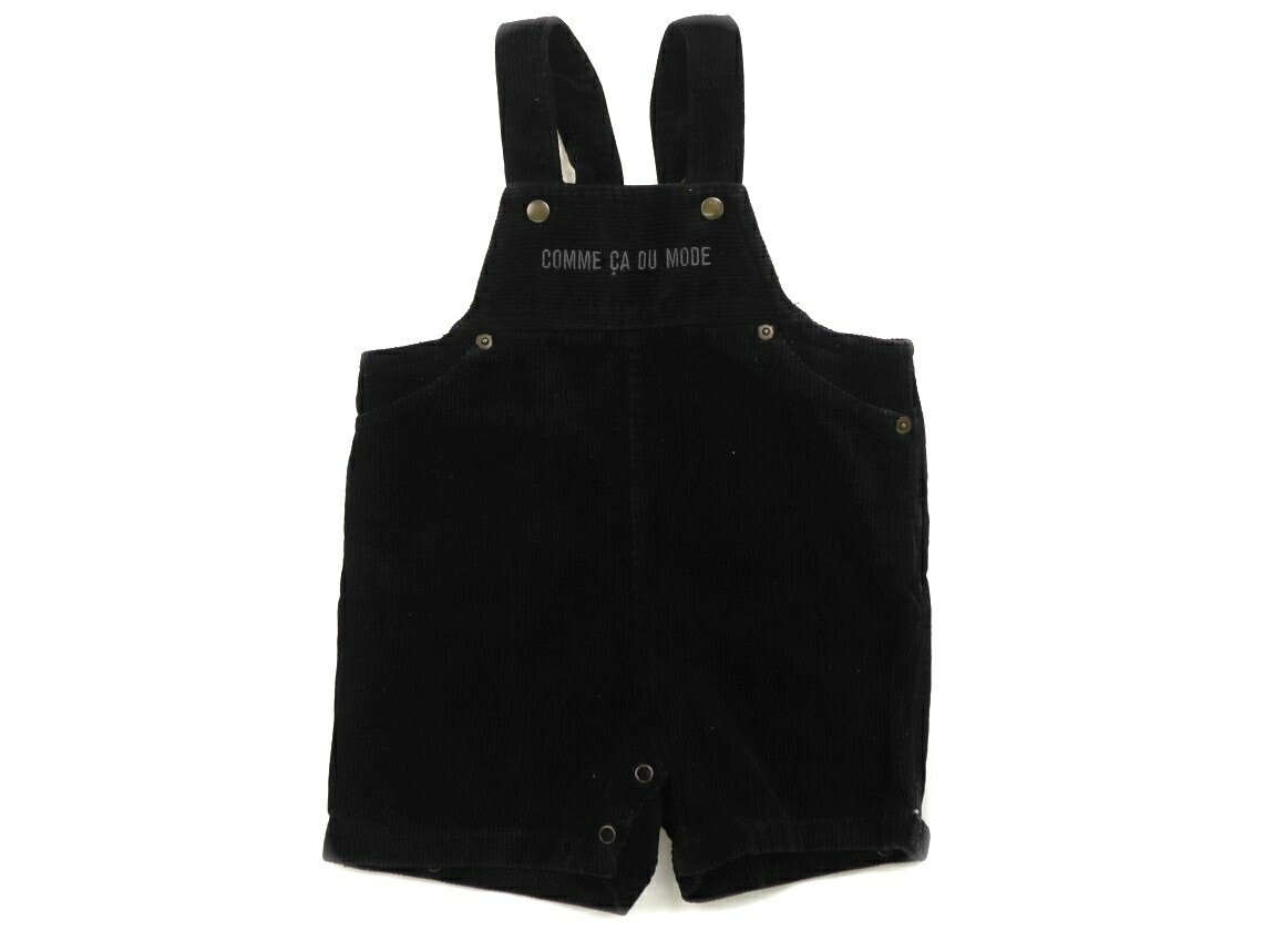 コムサデモード COMME CA DU MODE ベビーオーバーオール 70 男の子 黒 子供服 ベビー服 キッズ アウトレット ユーズド 【中古】キッズ・ベビー・マタニティ
