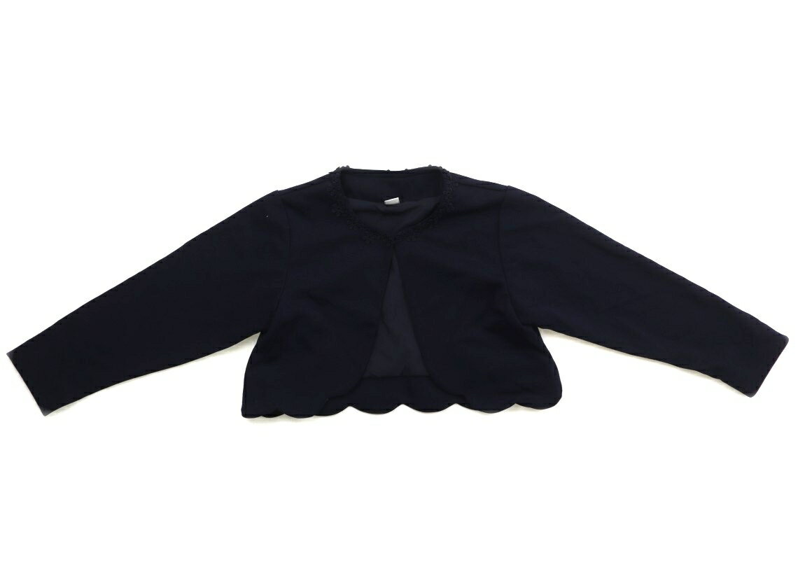 アプレレクール apres les cours ジャケット・ブレザー 110 女の子 ネイビー花 子供服 ベビー服 キッズ アウトレット ユーズド 【中古】キッズ・ベビー・マタニティ