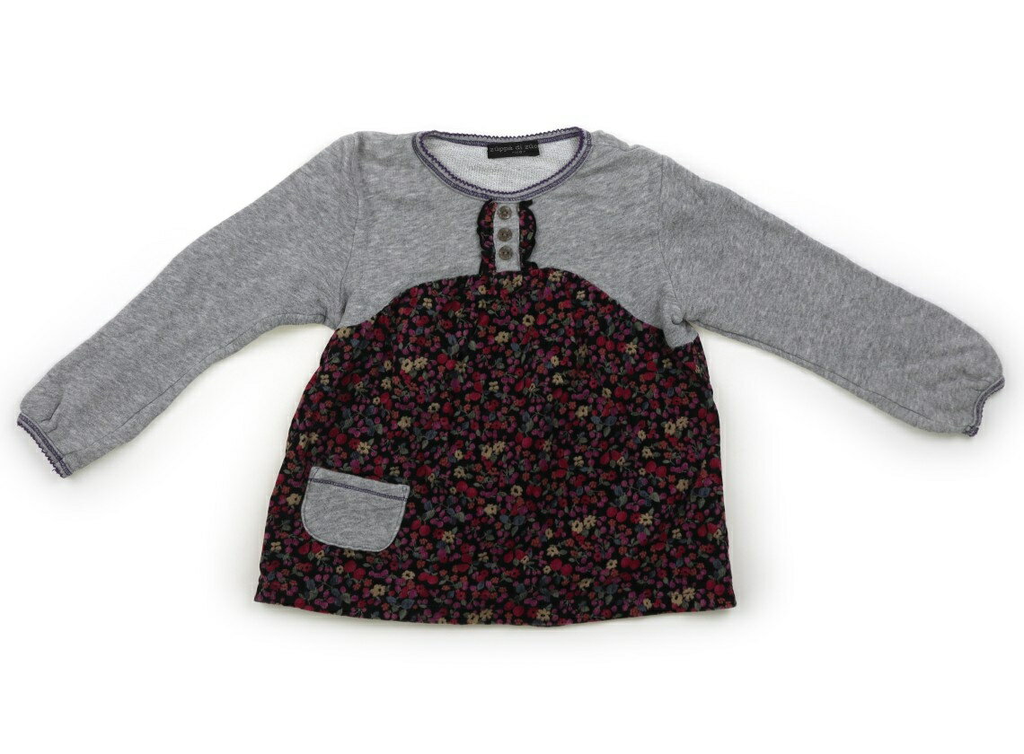 　ブランド 　Zuppa di Zucca(ズッパディズッカ) 　カテゴリー 　Tシャツ・カットソー 　サイズ 　110サイズ 　色 　杢グレー・ブラック×マゼンタピンク花柄 　状態 　★★★ 　記名 　なし 　ジャンル 　Girl 薄手の...