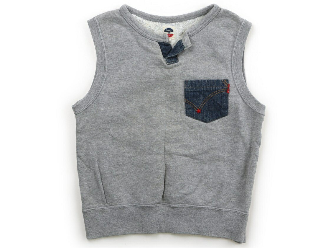 ダディーオーダディー Daddy Oh Daddy ベスト 130 男の子 グレー 子供服 ベビー服 キッズ アウトレット ユーズド 【中古】キッズ・ベビー・マタニティ