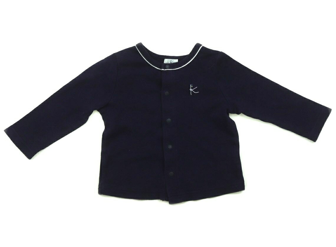 　ブランド 　Kumikyoku(組曲) 　カテゴリー 　カーディガン 　サイズ 　80サイズ 　色 　ネイビー×ホワイト 　状態 　★★★ 　記名 　なし 　ジャンル 　Girl 天竺カットソー。ボタンはスナップです。色褪せがあります。まだお使いいただけます。 ＊【状態】【サイズ】に関しての詳しい説明はこちら