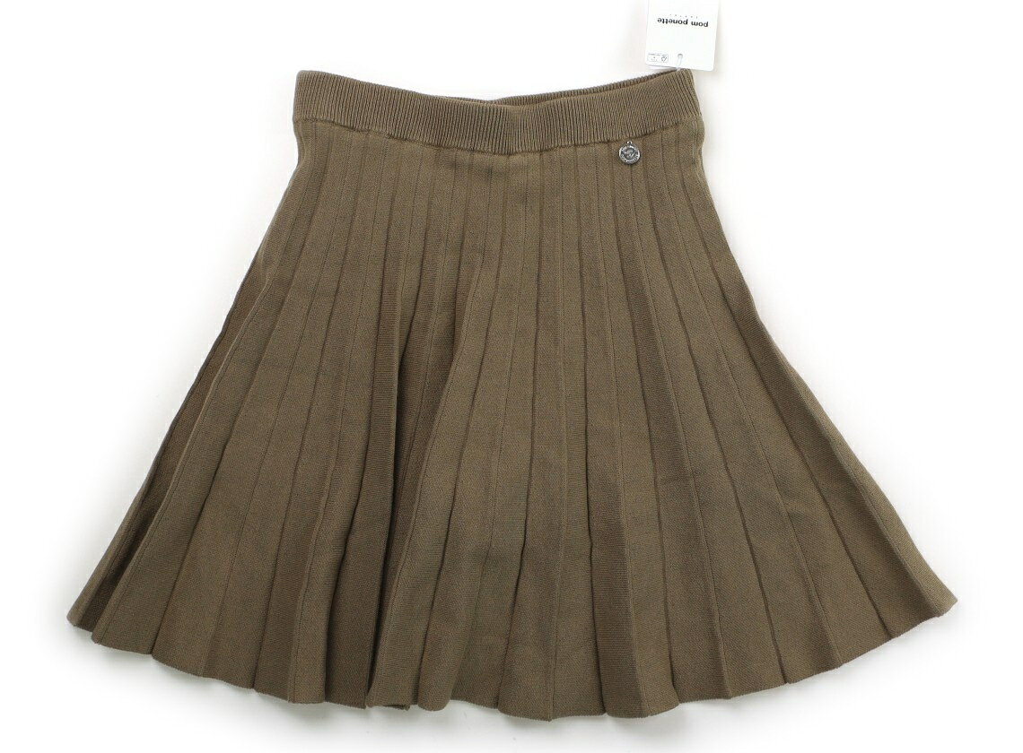 ポンポネット pom ponette スカート 160 女の子 モスグリーン 子供服 ベビー服 キッズ アウトレット ユーズド 【中古】キッズ・ベビー・マタニティ