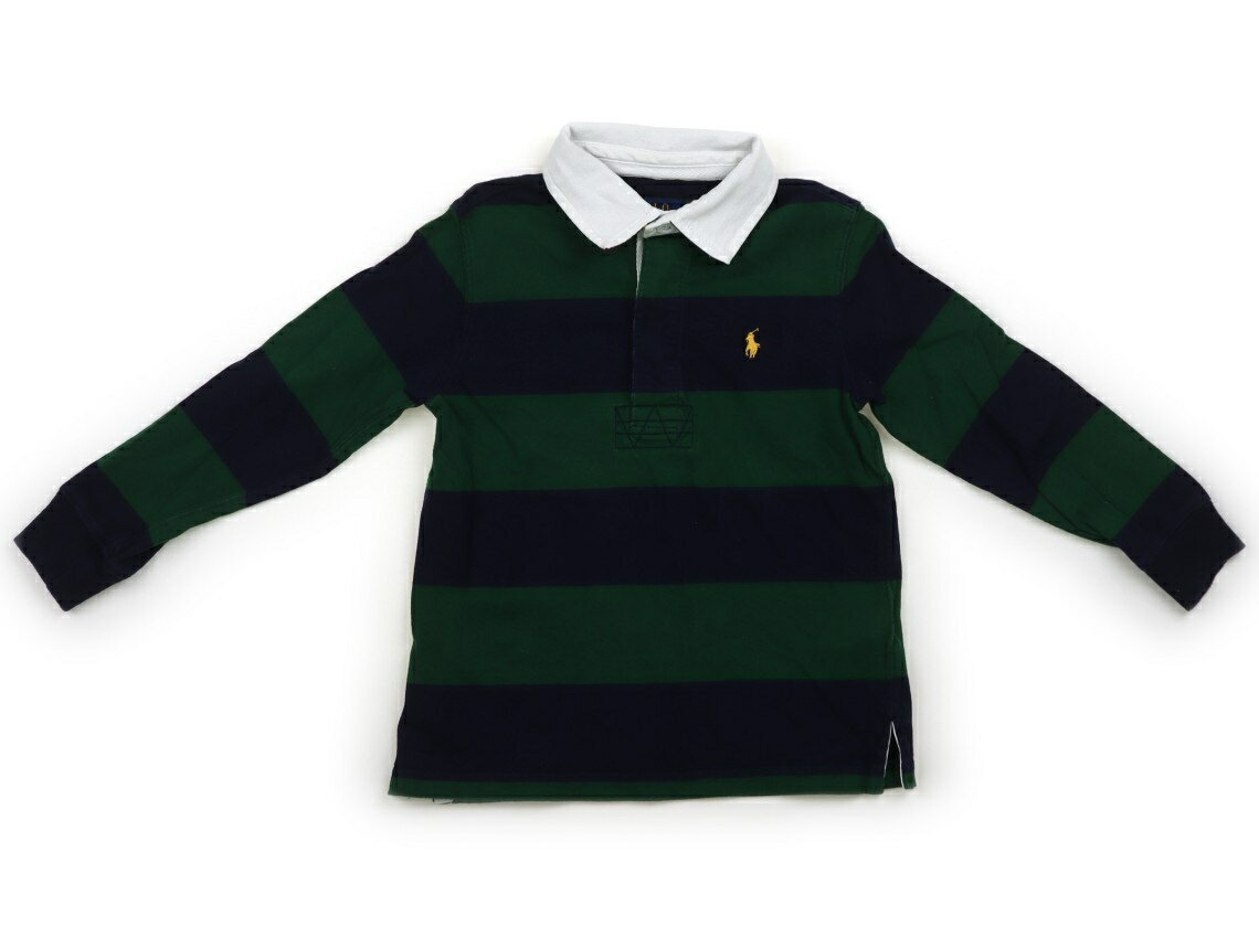 ポロラルフローレン POLO RALPH LAUREN Tシャツ・カットソー 110 男の子 グリーン・ネイビー 子供服 ベビー服 キッズ アウトレット ユーズド 【中古】キッズ・ベビー・マタニティ