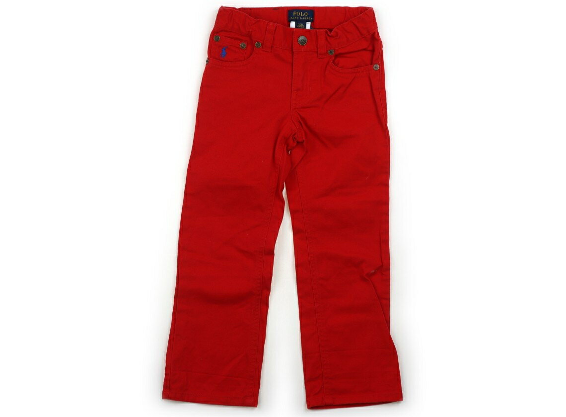 ポロラルフローレン POLO RALPH LAUREN パンツ 110 女の子 レッド 子供服 ベビー服 キッズ アウトレット ユーズド 【中古】キッズ・ベビー・マタニティ