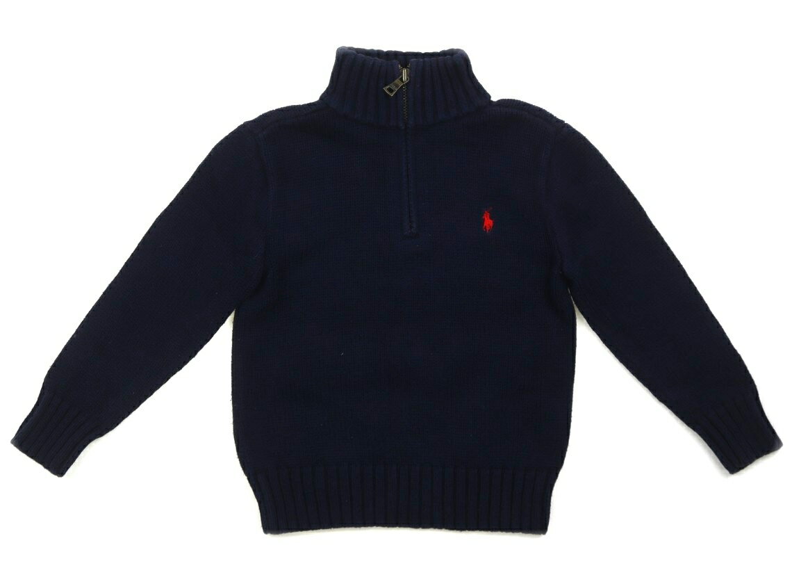 ポロラルフローレン POLO RALPH LAUREN ニット・セーター 110 男の子 ネイビー 子供服 ベビー服 キッズ アウトレット ユーズド 【中古】キッズ・ベビー・マタニティ