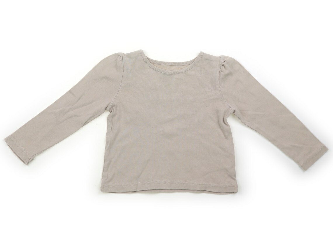 ビームス BEAMS Tシャツ・カットソー 100 女の子 ベージュ 子供服 ベビー服 キッズ アウトレット ユーズド 【中古】キッズ・ベビー・マタニティ