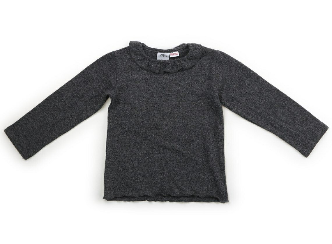 　ブランド 　ZARA(ザラ) 　カテゴリー 　Tシャツ・カットソー 　サイズ 　100サイズ 　色 　霜降りグレー 　状態 　★★ 　記名 　なし 　ジャンル 　Girl 実際のサイズ表記は3-4/104cmです。かなり全体に毛羽立ちがあります。起毛生地です。 ＊【状態】【サイズ】に関しての詳しい説明はこちら