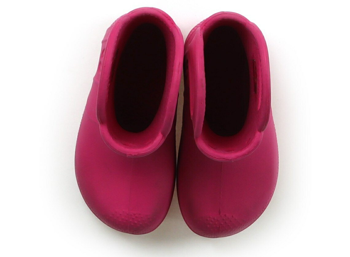 クロックス CROCS レインブーツ 靴16cm〜 女の子 ピンク 子供服 ベビー服 キッズ アウトレット ユーズド 【中古】キッズ・ベビー・マタニティ