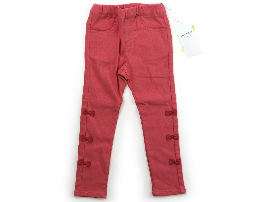 　ブランド 　anyFAM(エニィファム) 　カテゴリー 　パンツ 　サイズ 　100サイズ 　色 　ピンク 　状態 　N 　記名 　なし 　ジャンル 　Girl 新品タグ付き。ストレッチレーヨン、ナイロン生地。裏起毛。ウエストは総ゴム、交...