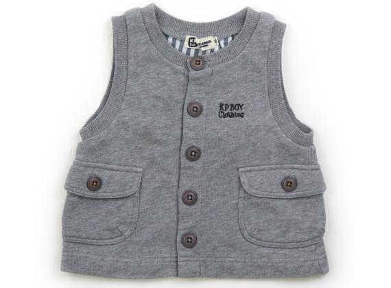 ニットプランナー（KP） Knit Planner(KP) ベスト 90 男の子 グレー 子供服 ベビー服 キッズ アウトレ..
