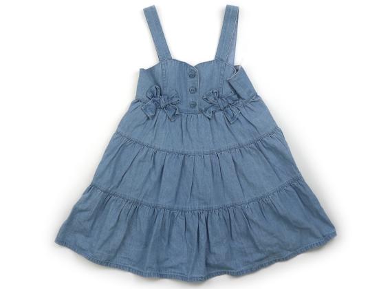 エニィファム anyFAM ジャンパースカート 100 女の子 水色 子供服 ベビー服 キッズ アウトレット ユー..