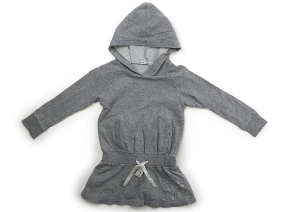 べべ BeBe ワンピース 100 女の子 杢グレー 子供服 ベビー服 キッズ アウトレット ユーズド 【中古】キッズ・ベビー・マタニティ
