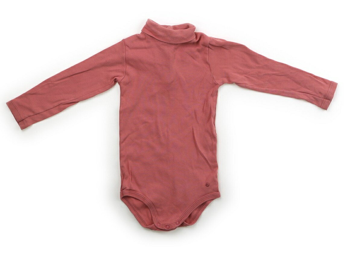 プチバトー PETIT BATEAU ロンパース 80 女の子 ピンク 子供服 ベビー服 キッズ アウトレット ユーズド 【中古】キッズ・ベビー・マタニティ
