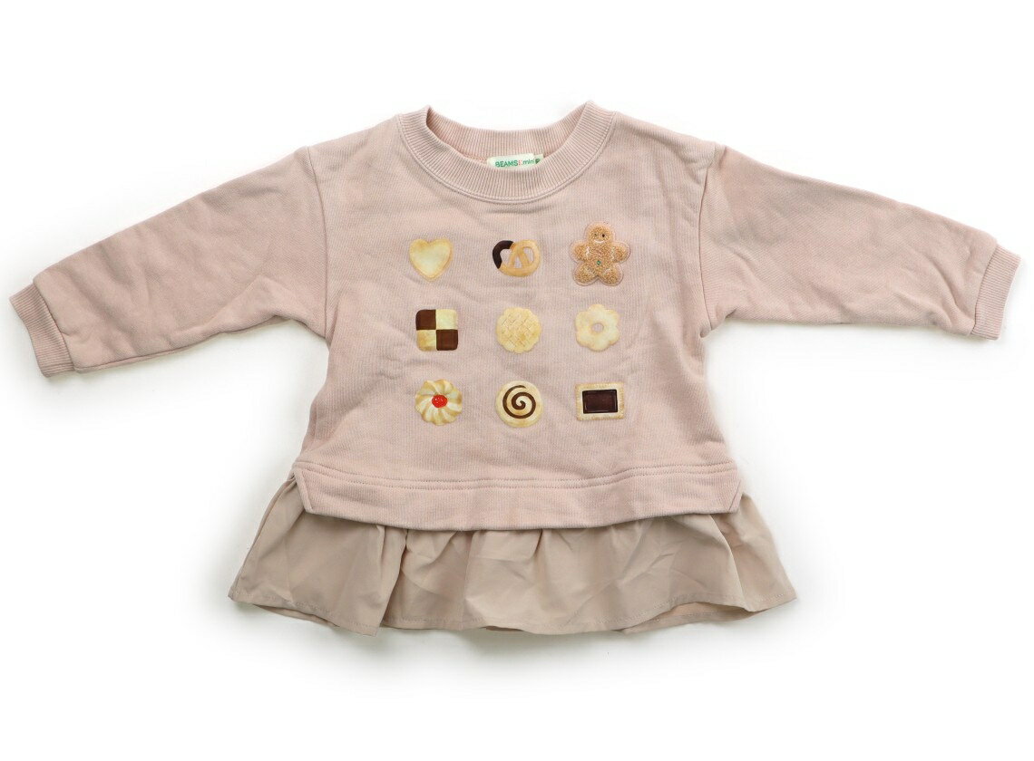 ビームス BEAMS トレーナー・プルオーバー 90 女の子 薄ピンク 子供服 ベビー服 キッズ アウトレット ユーズド 【中古】キッズ・ベビー・マタニティ
