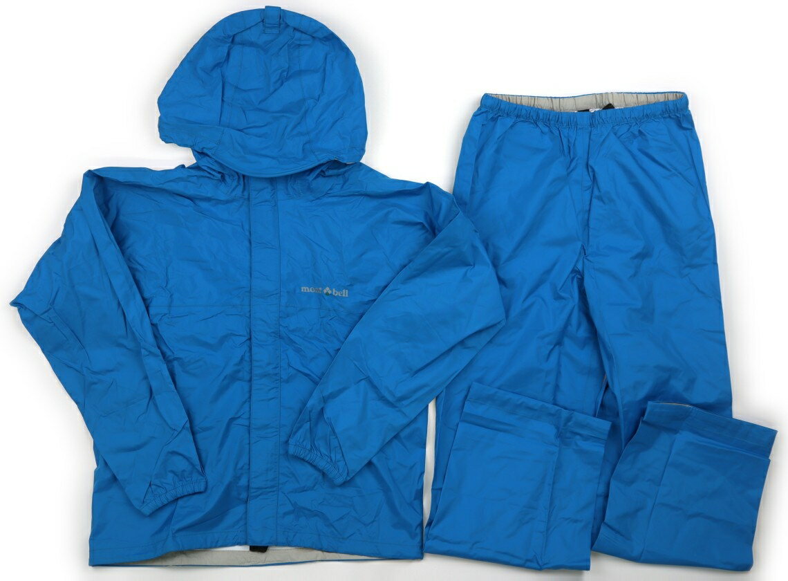 モンベル mont-bell レインコート・レインハット 150 男の子 ブルー 子供服 ベビー服 キッズ アウトレット ユーズド 【中古】キッズ・ベビー・マタニティ