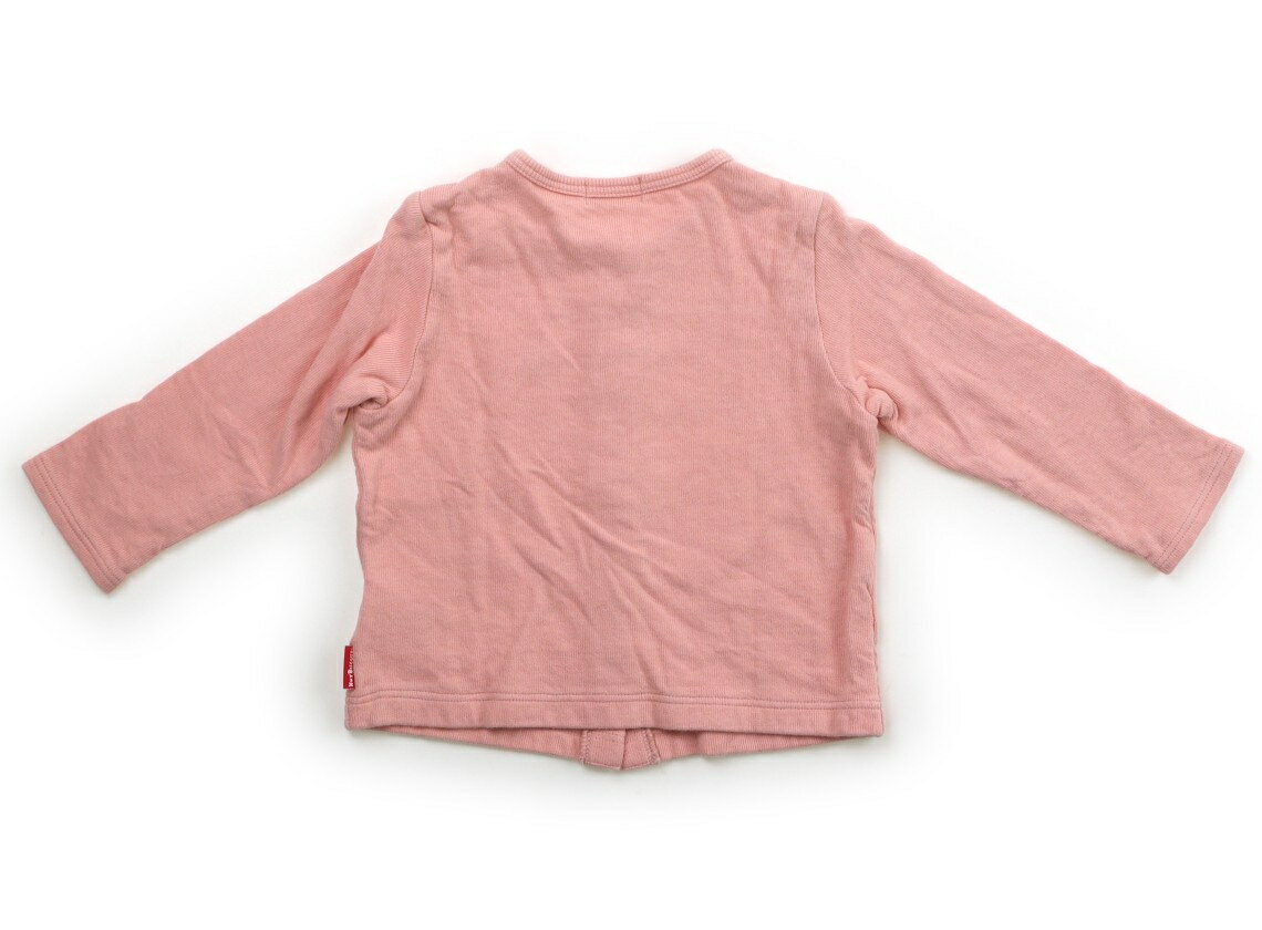 ホットビスケッツ Hot Biscuits カーディガン 80 女の子 パステルピンク 子供服 ベビー服 キッズ アウトレット ユーズド 【中古】キッズ・ベビー・マタニティ 2