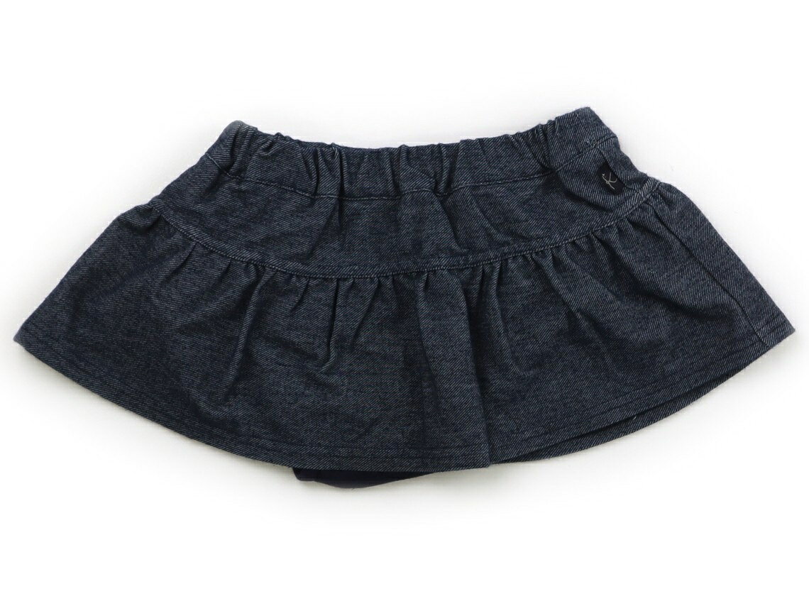 組曲 Kumikyoku スカート 90 女の子 ネイビー 子供服 ベビー服 キッズ アウトレット ユーズド 【中古】キッズ・ベビー・マタニティ