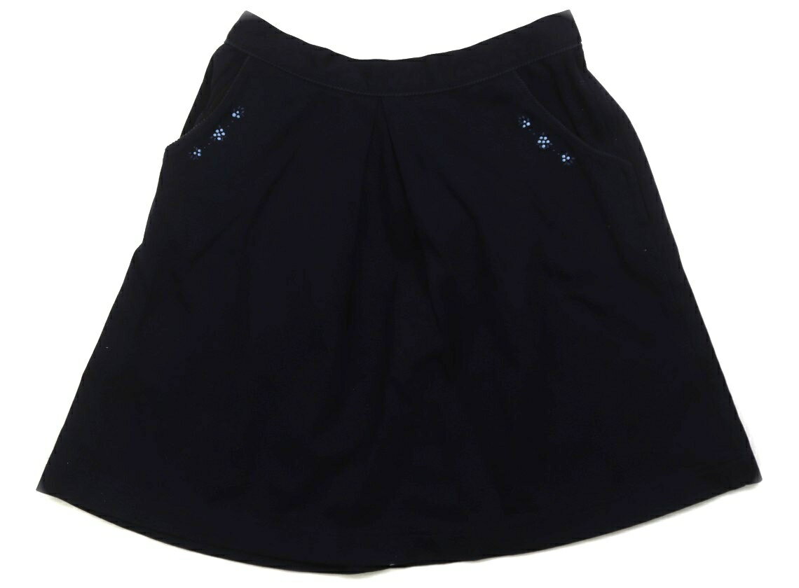 ファミリア familiar スカート 150 女の子 ネイビー 子供服 ベビー服 キッズ アウトレット ユーズド 【中古】キッズ・ベビー・マタニティ