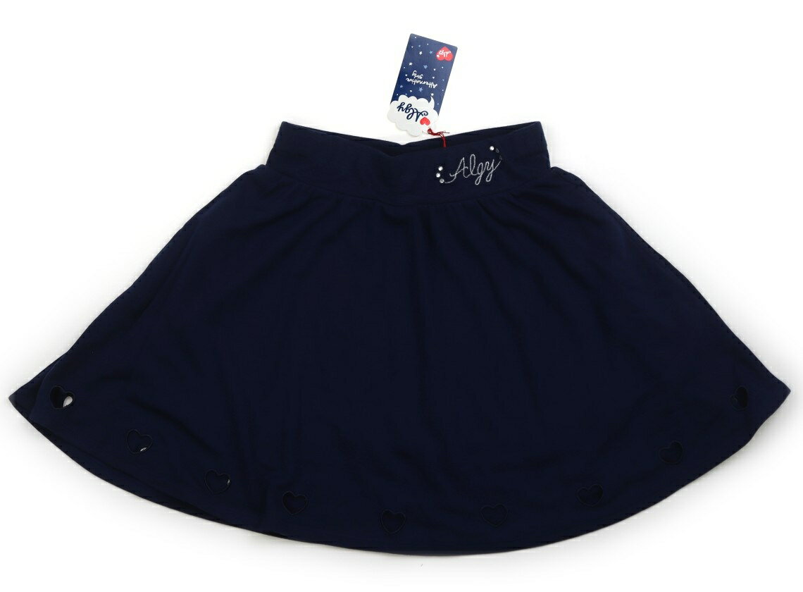 　ブランド 　ALGY(アルジー) 　カテゴリー 　スカート 　サイズ 　150サイズ 　色 　ネイビー、シルバー 　状態 　N 　記名 　なし 　ジャンル 　Girl カットソー生地。ポリエステル地の裏地あり。ウエストは総ゴムで交換穴があ...