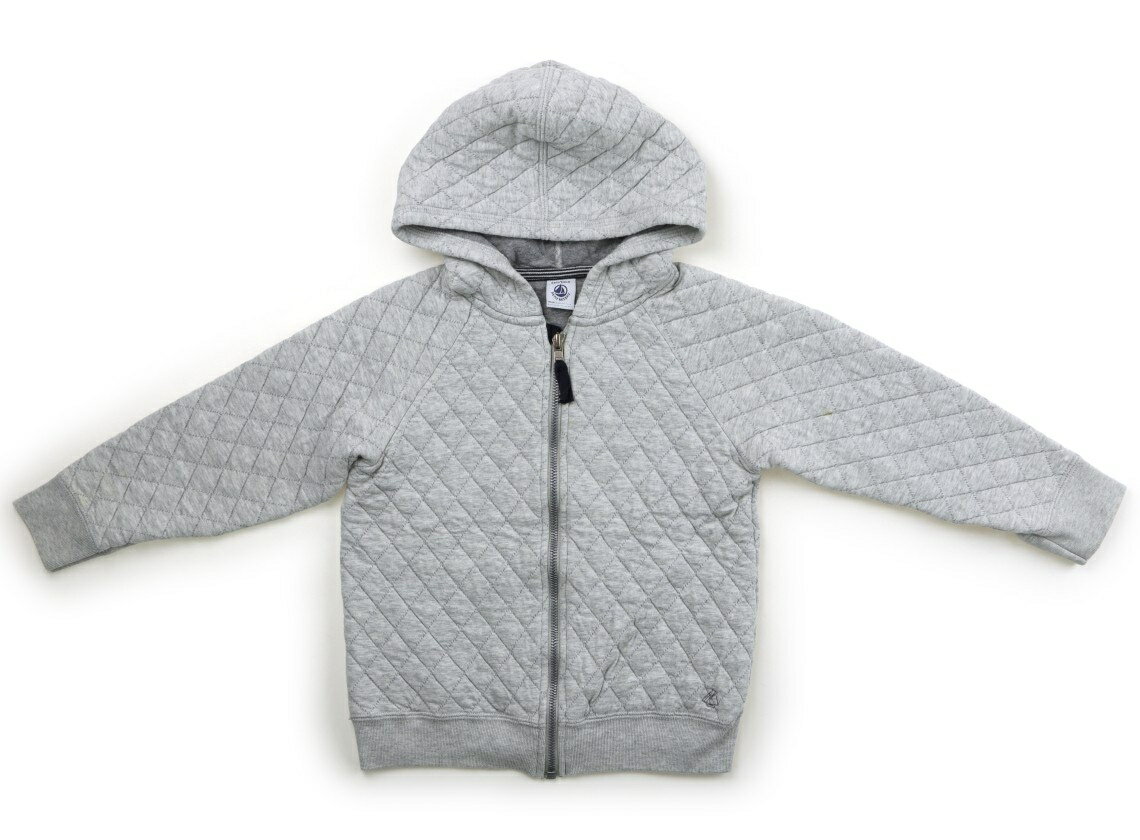 プチバトー PETIT BATEAU パーカー 110 男の子 ライトグレー 子供服 ベビー服 キッズ アウトレット ユーズド 【中古】キッズ・ベビー・マタニティ