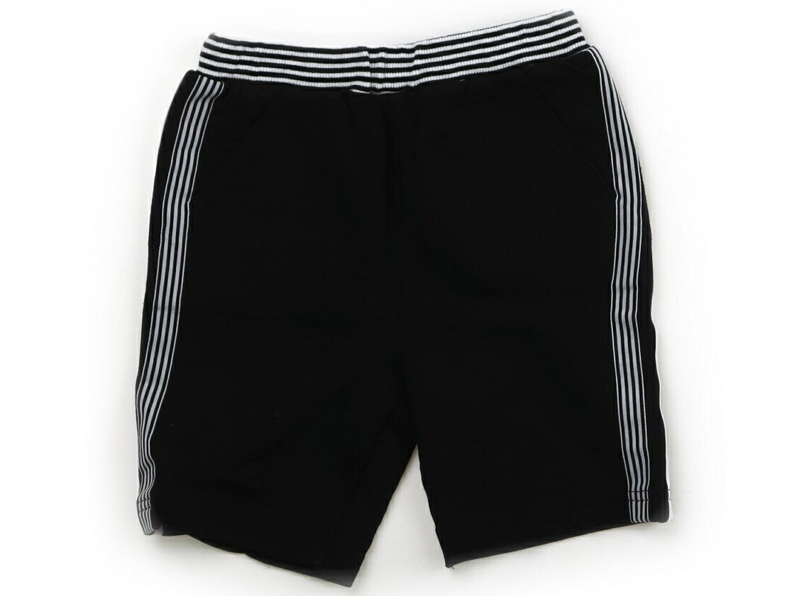 コムサデモード COMME CA DU MODE ショートパンツ 90 男の子 黒、白ボーダー 子供服 ベビー服 キッズ アウトレット ユーズド 【中古】キッズ・ベビー・マタニティ