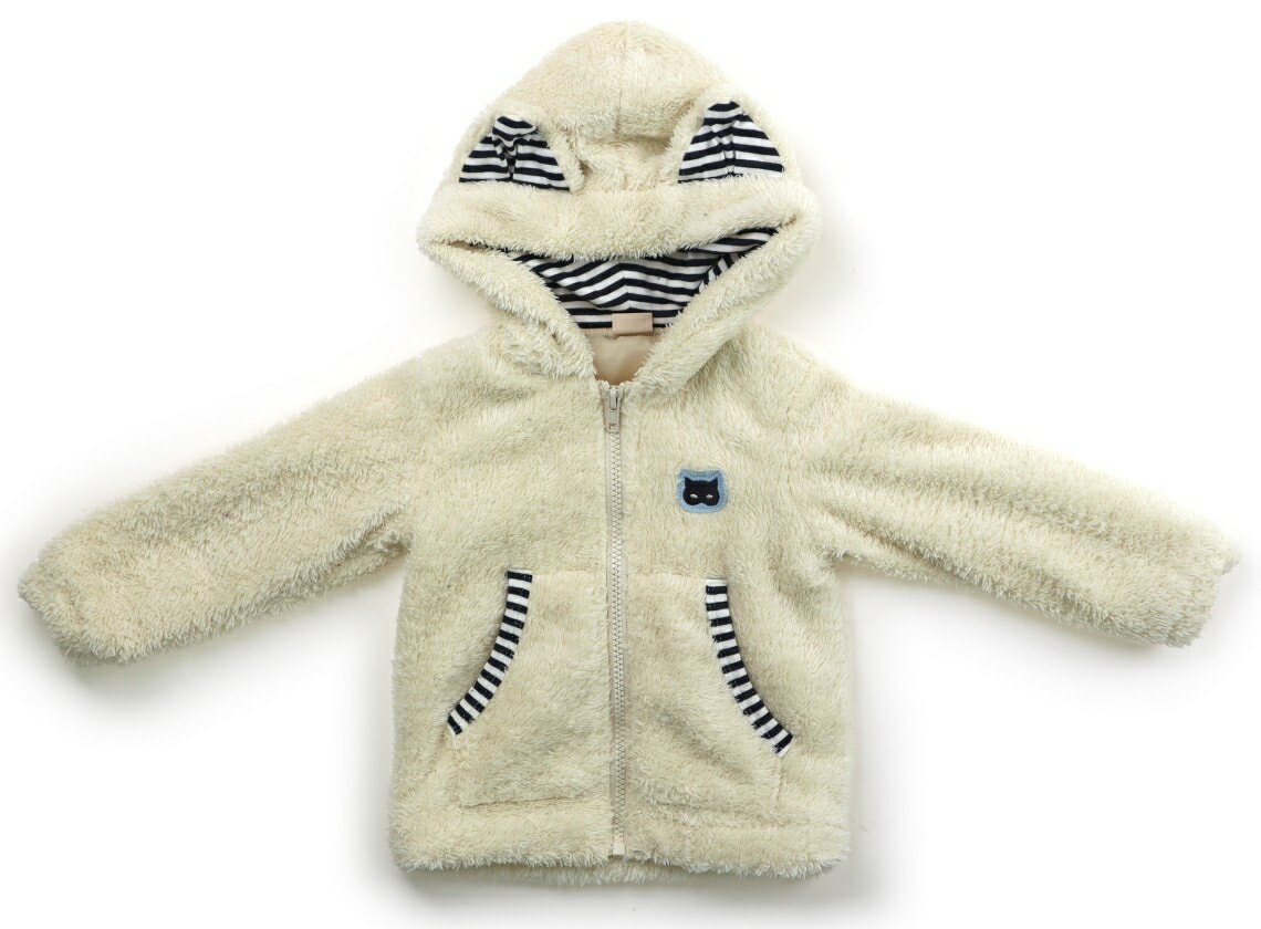 プティマイン petit main パーカー 90 男の子 アイボリー 子供服 ベビー服 キッズ アウトレット ユーズド 【中古】キッズ・ベビー・マタニティ