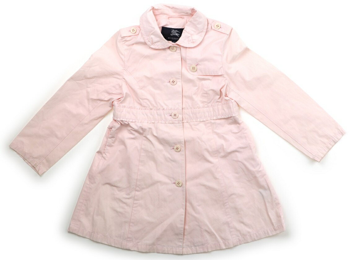 バーバリー BURBERRY コート・ジャンパー 120 女の子 ペールピンク 子供服 ベビー服 キッズ アウトレット ユーズド 【中古】キッズ・ベビー・マタニティ