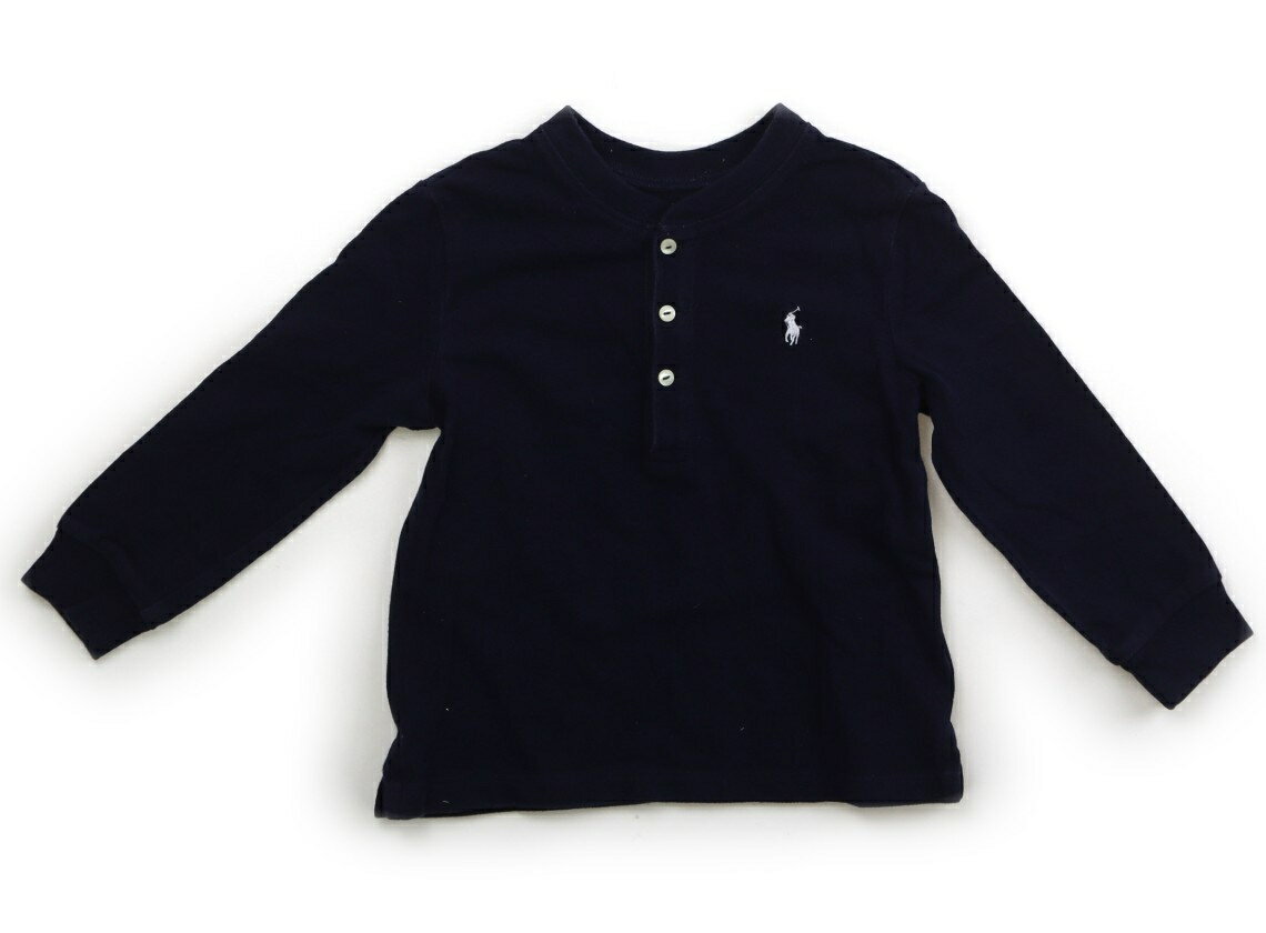 ポロラルフローレン POLO RALPH LAUREN Tシャツ・カットソー 90 男の子 ネイビー 子供服 ベビー服 キッズ アウトレット ユーズド 【中古】キッズ・ベビー・マタニティ