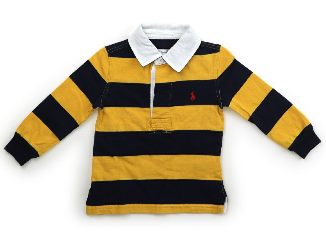 ポロラルフローレン POLO RALPH LAUREN Tシャツ・カットソー 80 男の子 黄色、紺 子供服 ベビー服 キッズ アウトレット ユーズド 【中古】キッズ・ベビー・マタニティ