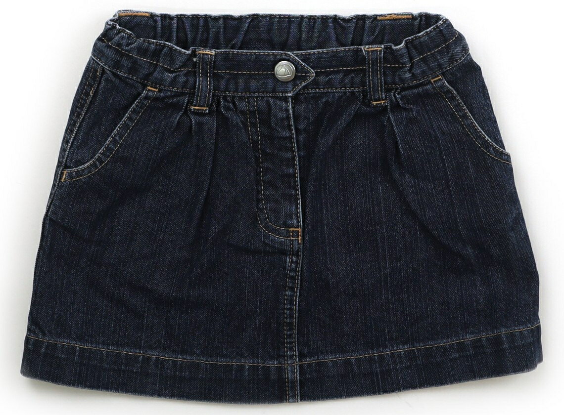 プチバトー PETIT BATEAU スカート 100 女の子 ブルーデニム 子供服 ベビー服 キッズ アウトレット ユーズド 【中古】キッズ・ベビー・マタニティ