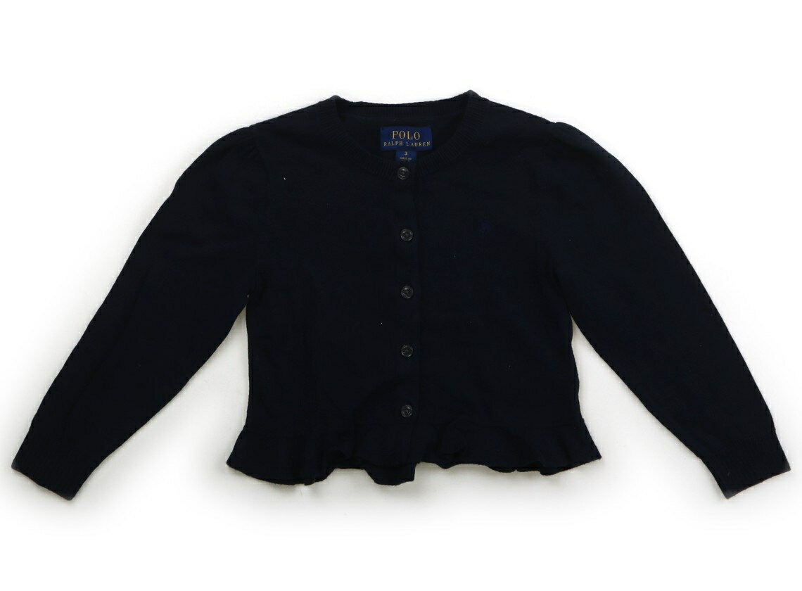 ポロラルフローレン POLO RALPH LAUREN カーディガン 100 女の子 ネイビー 子供服 ベビー服 キッズ アウトレット ユーズド 【中古】キッズ・ベビー・マタニティ