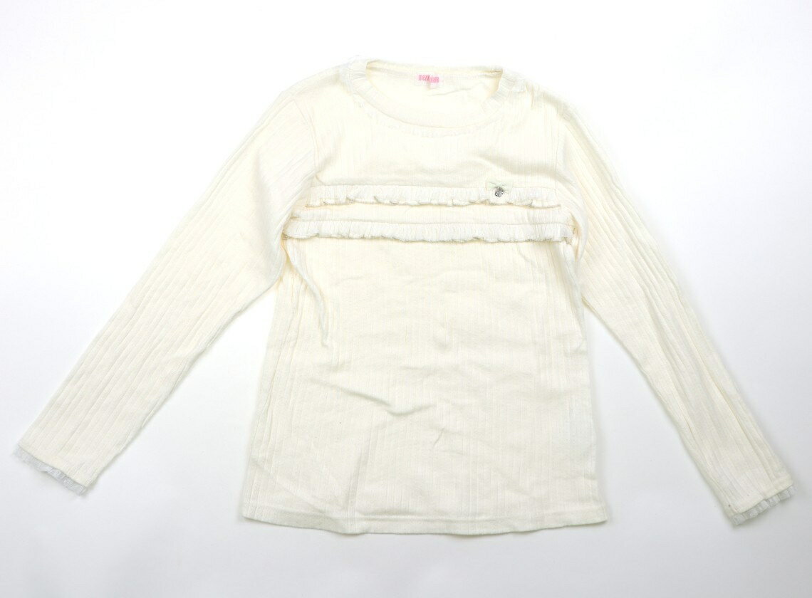 メゾピアノ mezzo piano Tシャツ・カットソー 140 女の子 キナリ 子供服 ベビー服 キッズ アウトレット ユーズド 【中古】キッズ・ベビー・マタニティ
