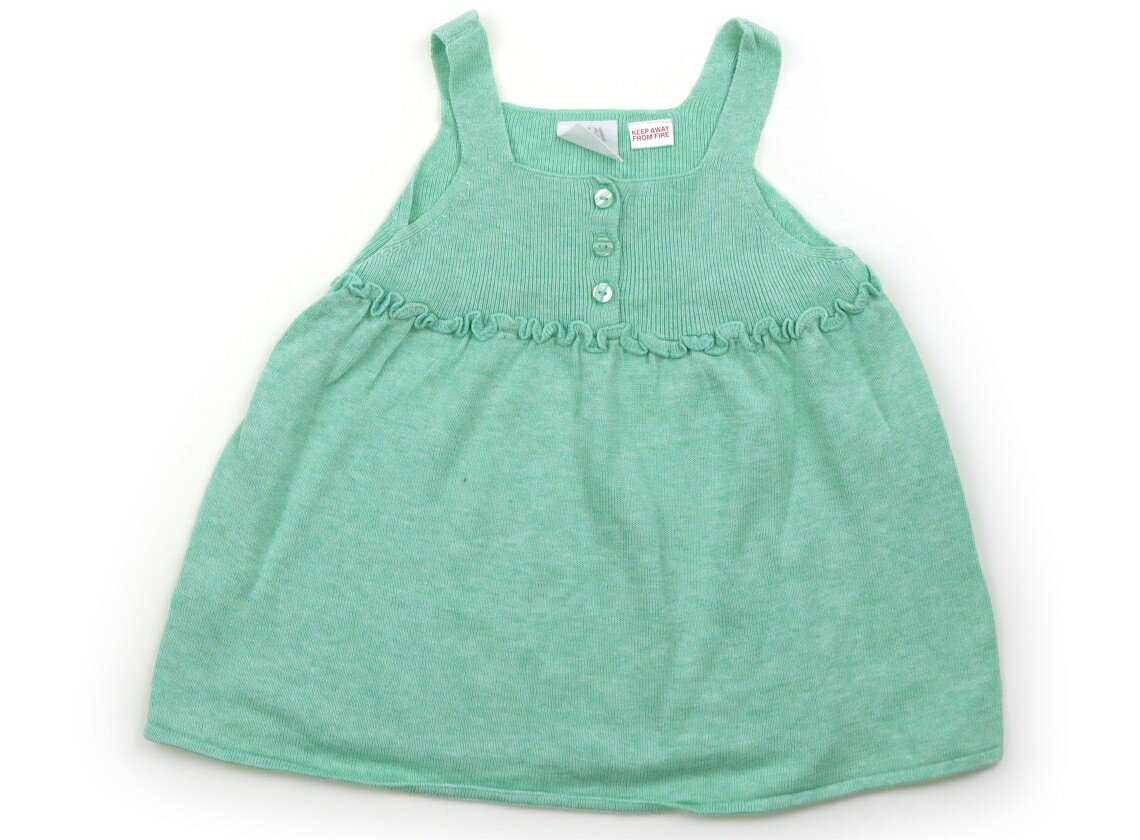 ザラ ZARA ジャンパースカート 95 女の子 パステルグリーン 子供服 ベビー服 キッズ アウトレット ユー..