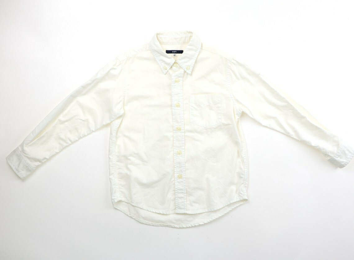 シップス SHIPS シャツ・ブラウス 120 男の子 オフホワイト 子供服 ベビー服 キッズ アウトレット ユーズド 【中古】キッズ・ベビー・マタニティ