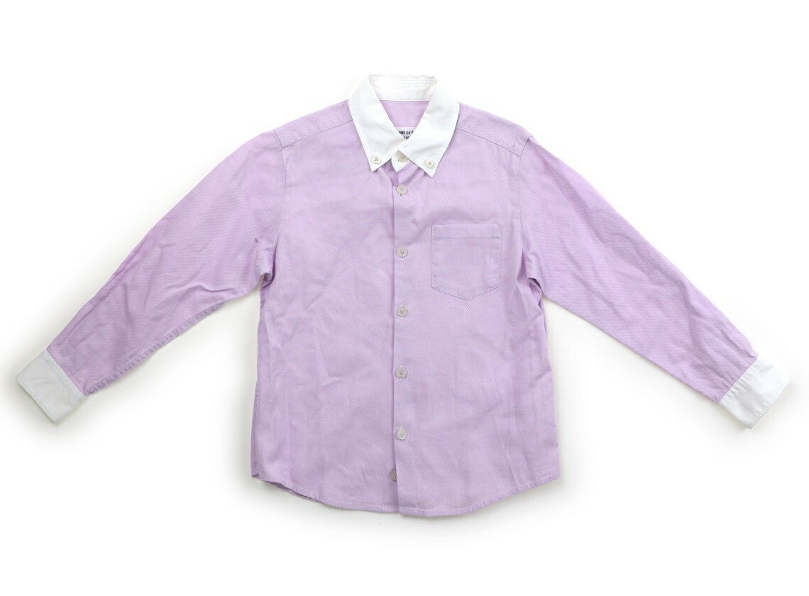 コムサフィユ COMME CA FILLE シャツ・ブラウス 120 男の子 ラベンダー 子供服 ベビー服 キッズ アウトレット ユーズド 【中古】キッズ・ベビー・マタニティ