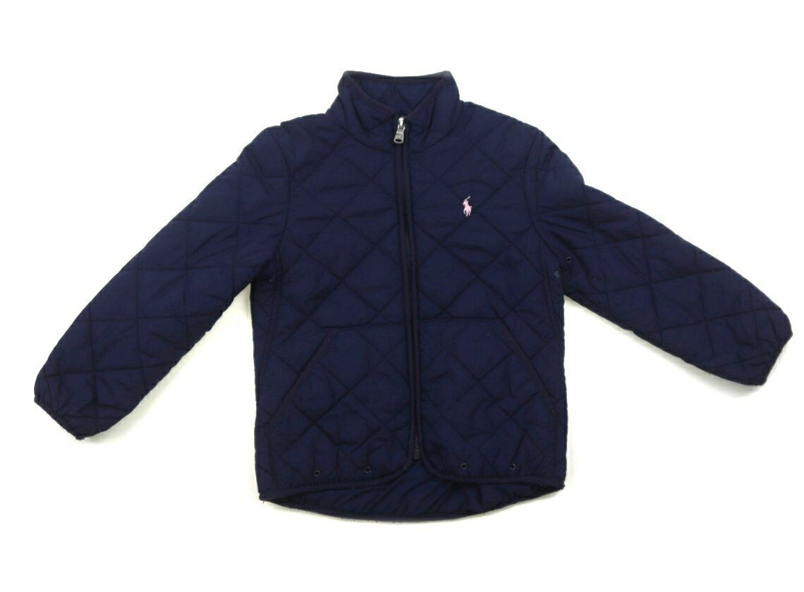 ポロラルフローレン POLO RALPH LAUREN コート・ジャンパー 110 女の子 ネイビー 子供服 ベビー服 キッズ アウトレット ユーズド 【中古】キッズ・ベビー・マタニティ