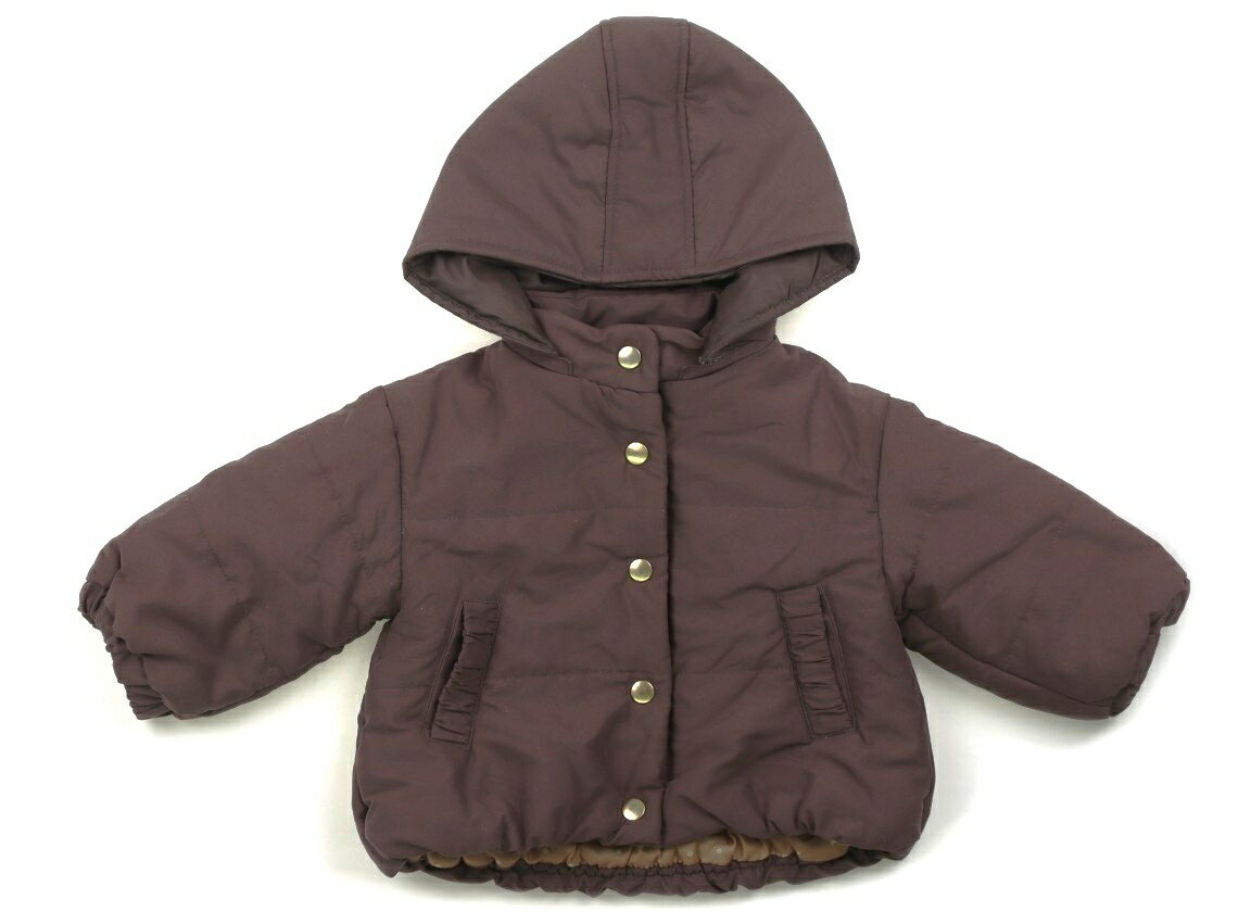 　ブランド 　apres les cours(アプレレクール) 　カテゴリー 　コート・ジャンパー 　サイズ 　90サイズ 　色 　ブラウン 　状態 　★★★ 　記名 　なし 　ジャンル 　Girl 表地・裏地・中綿すべてポリエステル素材で...