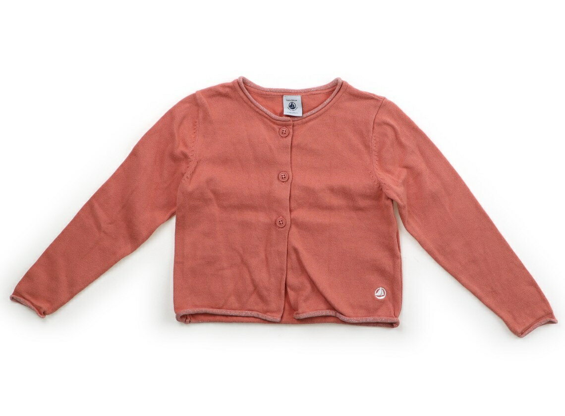 プチバトー PETIT BATEAU カーディガン 100 女の子 サーモンピンク 子供服 ベビー服 キッズ アウトレット ユーズド 【中古】キッズ・ベビー・マタニティ