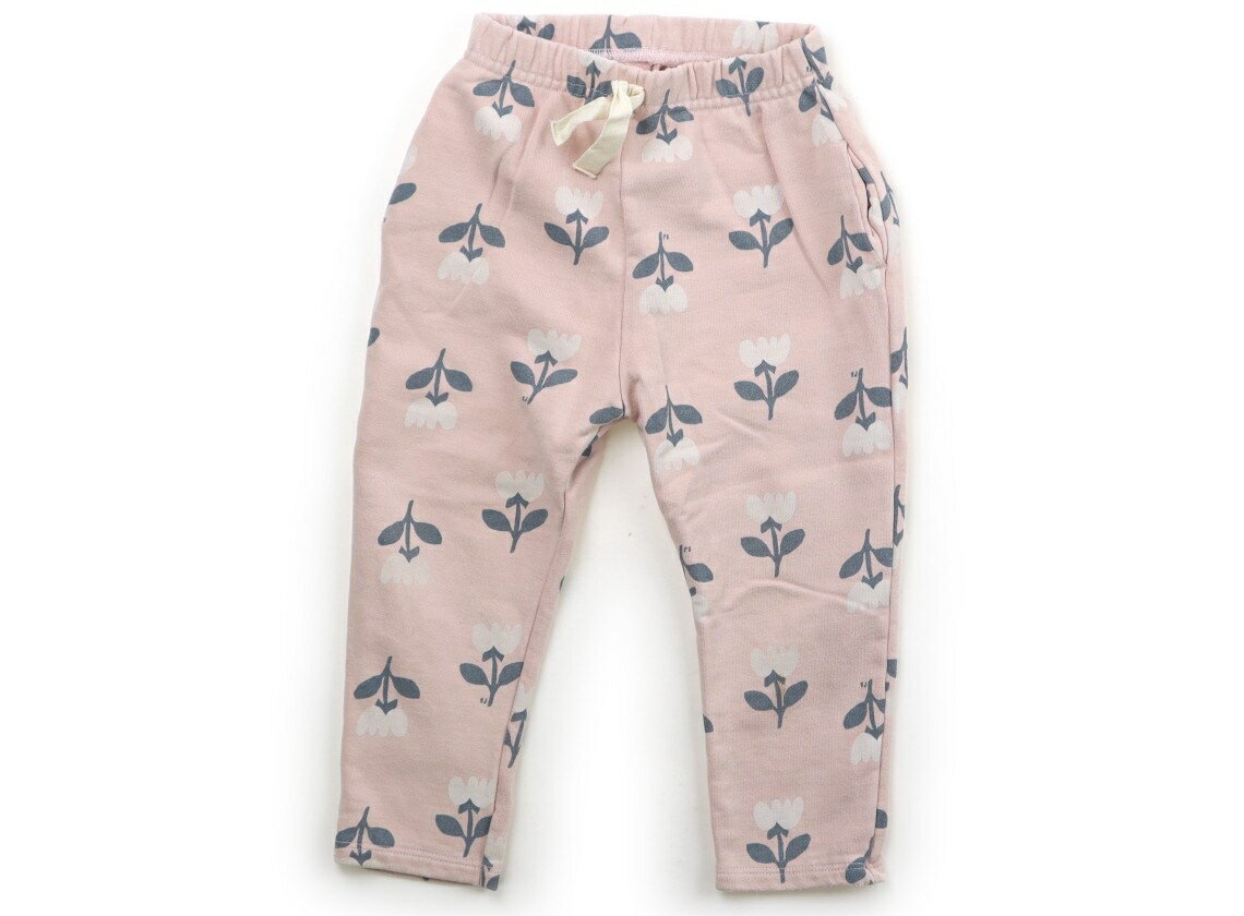 プチバトー PETIT BATEAU スウェットパンツ 95 女の子 パステルピンク、ブルー、花柄 子供服 ベビー服 キッズ アウトレット ユーズド 【中古】キッズ・ベビー・マタニティ