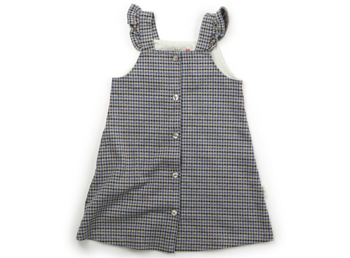 ニットプランナー（KP） Knit Planner(KP) ジャンパースカート 110 女の子 グレー、ブルー系、オレンジ..